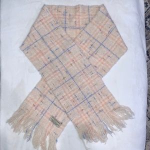 Light pink Burberry scarf